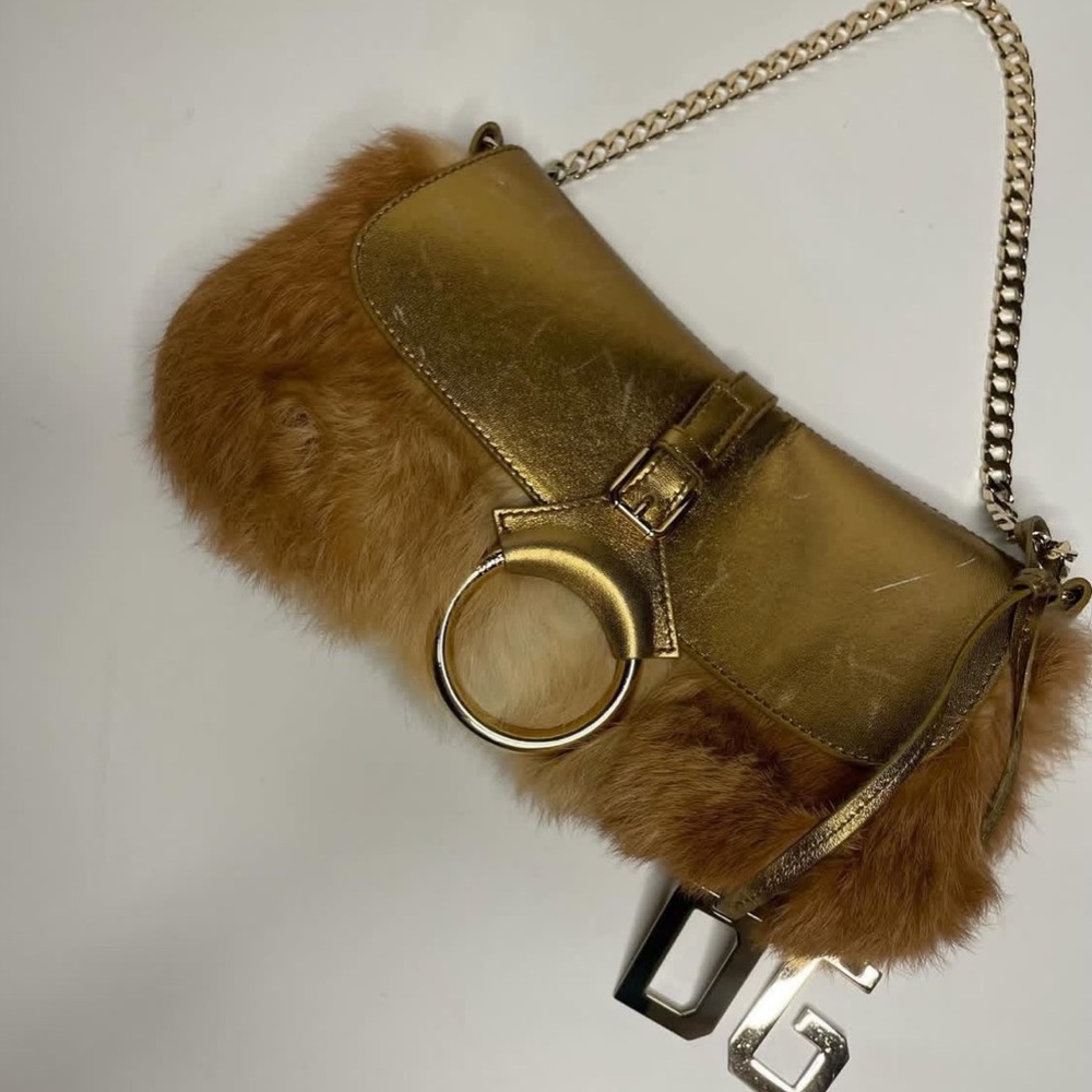 Vintage Dolce & Gabbana Rabbit Fur Handbag